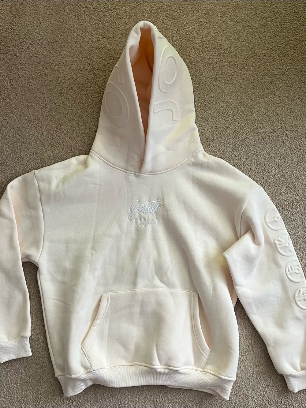 Pokemon Johto Region Embossed Pullover Hoodie